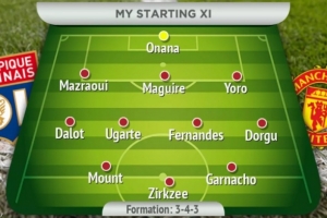 ewc-曼晚预测曼联vs里昂首发:芒特、齐尔克泽、马奎尔先发出战